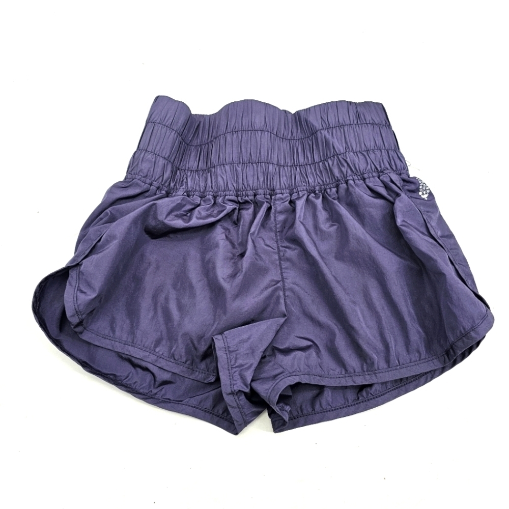 Free People Movement Blue Quick Dry  Active Shorts Womens Size Small